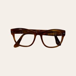 Persol Hand Made In Italy Frame Glasses 3270 96 Terra Di Siena